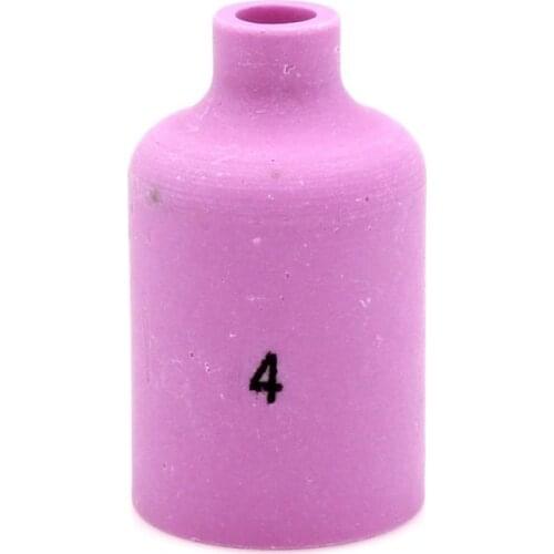 10-pk Assorted Gas Lens Ceramic Cup 54N18 #4 Nozzle Fit TIG Welding Torch WP 17/18/26