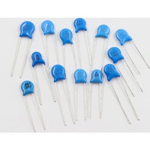 20PCS Ceramic capacitor 2KV 103 10NF 15P 22P 100P 120P 150P 220P 330P 470P 680P 1nf(102) 2.2nf(222) 3.3nf(332) 4.7nf(472)