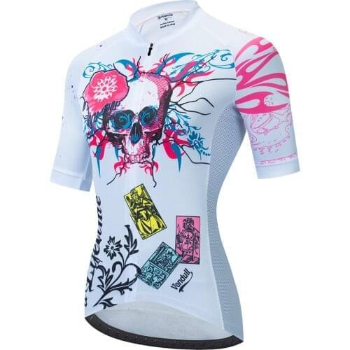 2021 Cycling Jersey Womens Bike Jersey Mountain Road MTB Bicycle Clothes Sportswear Maillot Shirts Racing Top Ladies