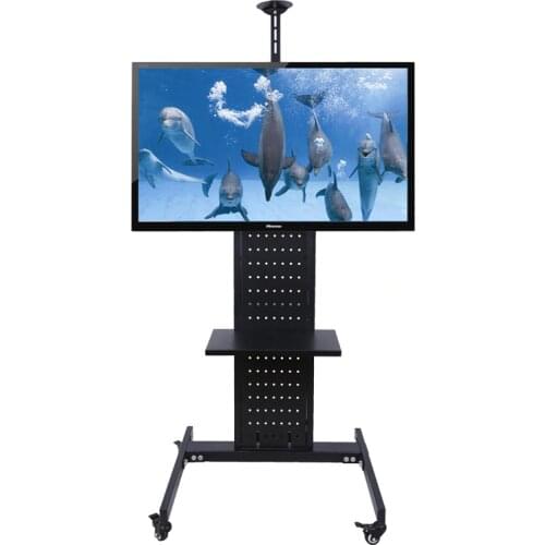 37-70 inch LCD LED Plasma TV Floor Display Stand Carts/Trolley With DVD Holder And Camera Holder