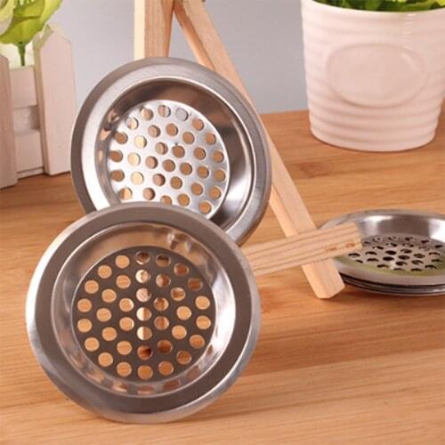 7.5cm Round Hole Stainless Steel Tank Funnel Kitchen Washing Filter Tank Stuff Dropper Filter Bowl Net Water Funnel