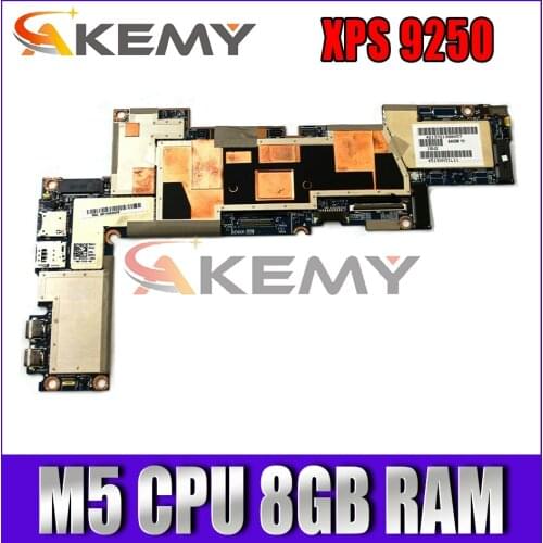 Akemy Brand NEW M5 8GB FOR Dell Latitude 7275 XPS 9250 Laptop Motherboard LA-C321P CN-0HXN8N HXN8N Mainboard 100% tested
