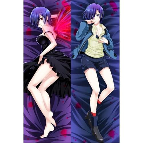 Anime Tokyo Ghoul Pillow Covers Kaneki Ken Mask Touka Touka Kirishima Dakimakura Case Two-sided Bedding Hugging Body Pillowcase