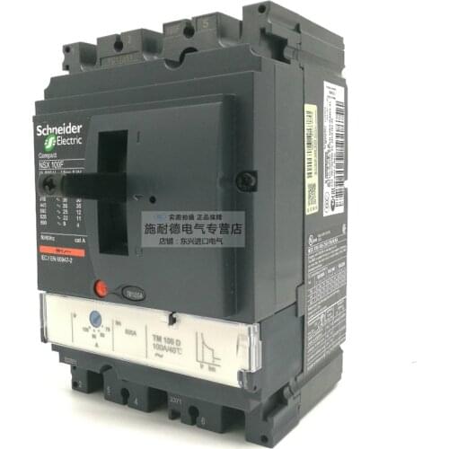 Schneider electric COMPACT NSX Molded-Case Circuit Breakers Switch MCCB NSX100F 3P 4PTM16D-TM100D 36KA at 380/415V LV429630