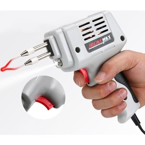100W EU Plug Automatic Electric Soldering Iron Tin Gun Lighting Quick Heating Rework Station Solder Wire Welding Repair Tool