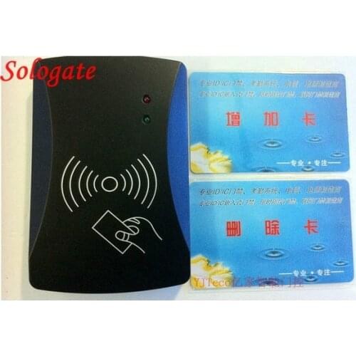 Free shipping +10pcs EM cards Single Door RFID Access Controller Without Keypad Standalone Home Security System 125Khz Keypad