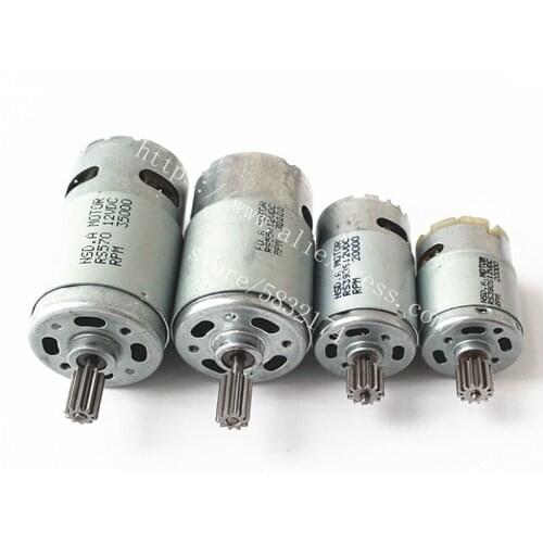 RS570/390/550/380 Childrens electric car toy car motorcycle 12V 6V motor motor gear box accessories high quality speed optional