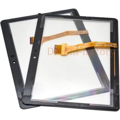 Touch Panel Screen Digitizer Glass Lens with Adhesive for Samsung Galaxy Tab 2 10.1 P5100 P5110 N8000 N8010