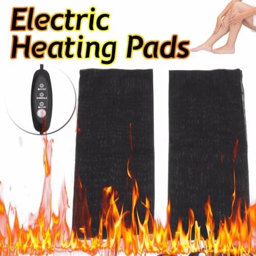 9W Electric Heating Pad Black Thermal Warm Trousers 3 Gear Thermostat Mode Waterproof Anti-folding