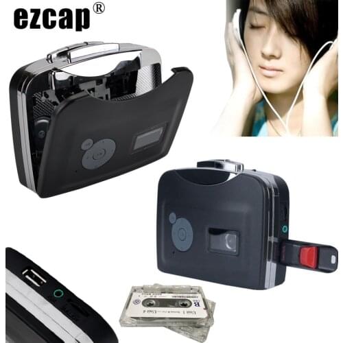 EZCAP Super Old Cassette to MP3 Converter Capture Audio Music Walkman Player Tape into USB Flash Drive/Flash Memory/pen drive