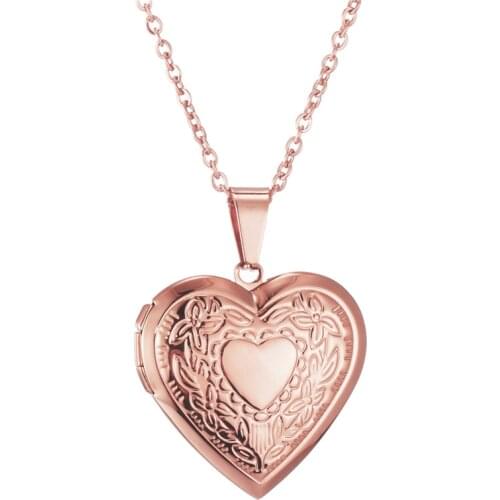 Customized Necklaces Personalized Heart Shaped Pendant Necklace For Women Men Chirdren Christmas Gift stainless steel Jewelry