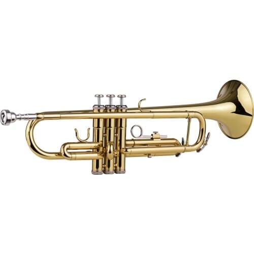 Muslady Trumpet Bb B Flat Brass Exquisite with Mouthpiece Gloves Brass instruments