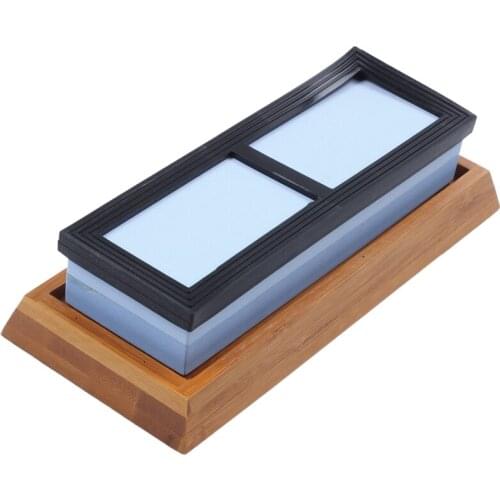 NHBR Sharpening Stone For Knives Professional Waterstones Combination Grit 2000/6000 Whetstone Sharpening with Bamboo Base