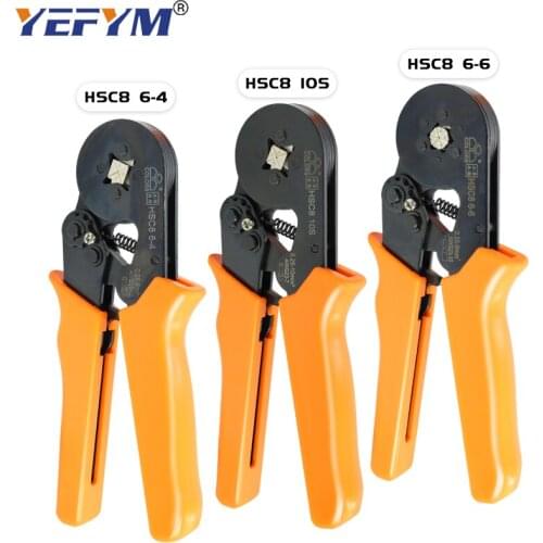 Ferrule Crimping Tool pliers sets HSC8 10S/6-4/6-6 with Wire Terminals Crimping Connectors Wire End Ferrules mini hand tools