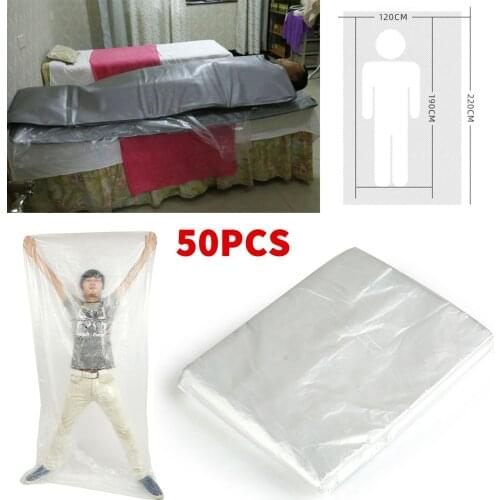 50pcs/Set 220x120cm Disposable Body Wrap Use with The Sauna Blanket To Keep Skin Away From Blanket for Beauty Salon