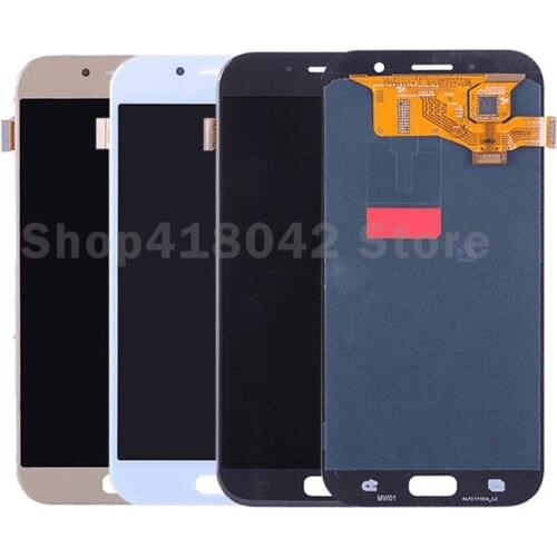10pcs/Lot via DHL For samsung for galaxy A7 2017 A720 A720F SM-A720F LCD Display + Touch Screen Digitizer Assembly