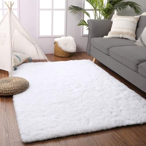 Fluffy Soft Fuzzy Carpet Living Room Rug Modern Furry Area Rugs Long Fur Indoor Dorm Nursery Home Decor Carpet Baby crawling mat