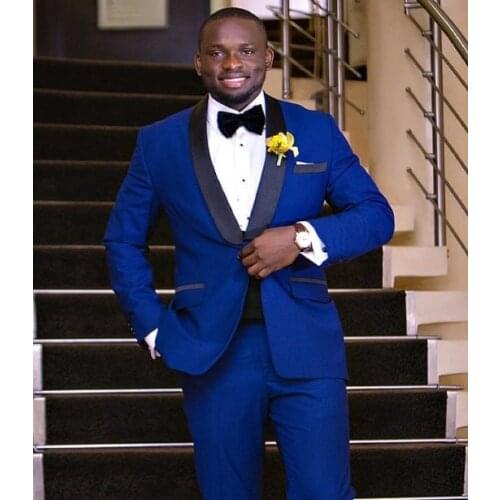 Handsome Mens Suits Groom Tuxedos Groomsmen Wedding Party Dinner Best Man Suits Blazer (Jacket+Pants+Girdle+Tie) NO:396