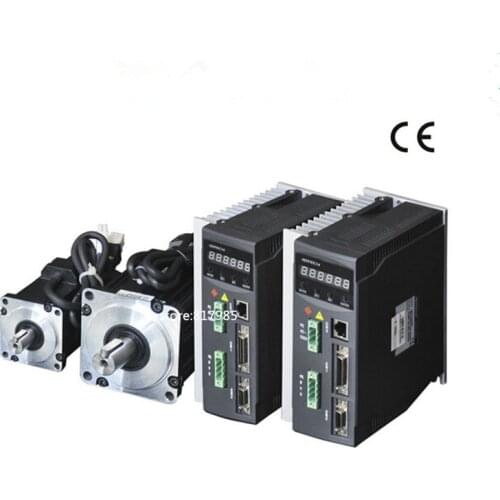 1.5KW 10N.M 1500RPM ACH-13150AC servo motor and QS6AA050M2 motor driver CNC Milling turning engraving machine