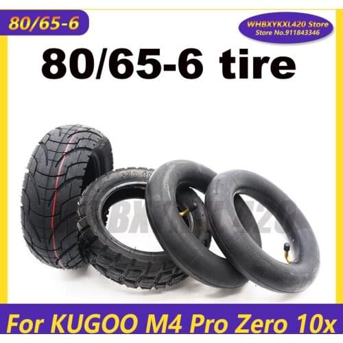 80/65-6 tire 45/90 degree valve inner tube outer tire 10 inch off-road tire for electric scooter speedual grace 10 zero 10X