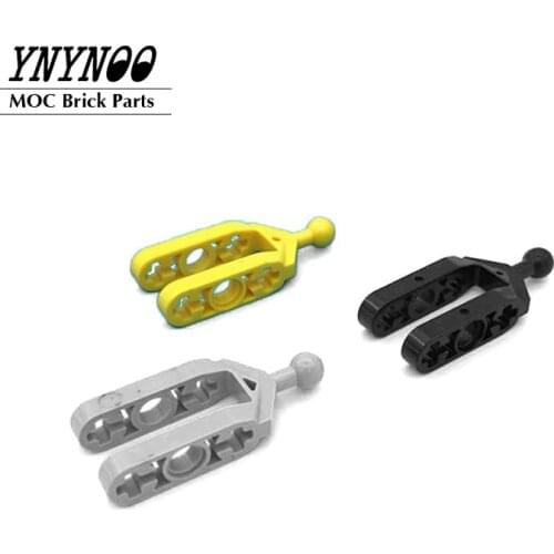 10Pcs/lot Suspension and Engine Series High-Tech Steering Knuckle Arm with Ball Joint 6572 MOC Building Blocks Bricks DIY Toys