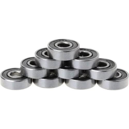 10 Pcs Bike Skateboard Scooter Ball Roller Bearing Skate Spare Parts Groefkogellagers 8 x 22 x 7 mm-608ZZ/608RS