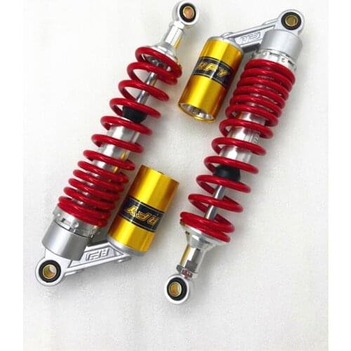 340MM 8mm spring Motorcyc Shock Absorbers for BMW V-MAX Bultaco Pursang 250 TRIUMPH HINCKLEY BONNEVILLE T/100 SE red