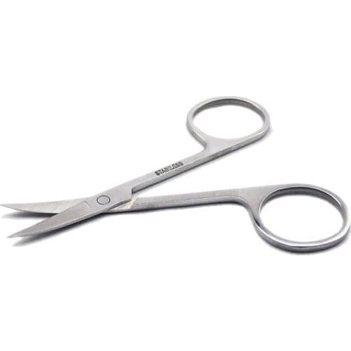 6Pcs Smooth Dead Skin Remover Scissor Eyelash Scissor Stainless Steel Functional Cuticle Scissor Nails Curved Scissors Pedicure