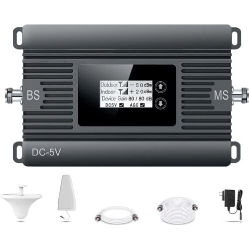 Atnj Fashion Design Dcs 1800mhz Mobile Booster 80db High Gain Cell Phone Signal Repeater antenna 433 mhz