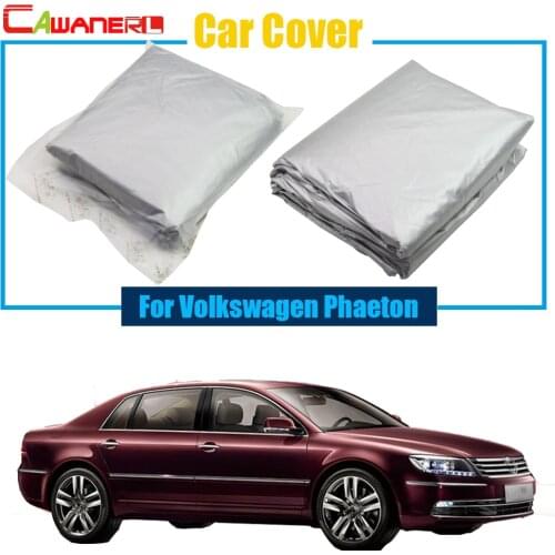 Cawanerl Car Cover Anti-UV Scratch Snow Rain Sun Resistant Cover Sun Shade For Volkswagen Phaeton Sedan