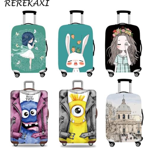 Suitcase Luggage Cover 18-32 Inch Trolley Baggage Elastic Protection Cover Trunk Dust Protective Case Covers Travel Accessories