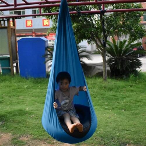 Children Hammock Swing Garden Summer Beach Outdoor Hanging Seat Portable Folding Family Travel Party Sport Game Toys Gift
