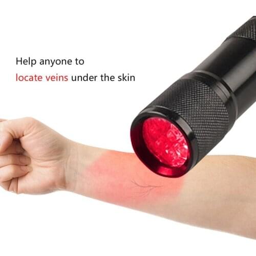 Red LED Lights Quickly Find a Vein Imaging Flashlight Vascular Display Flashlight Hand Puncture To Check Blood Vessels Lights