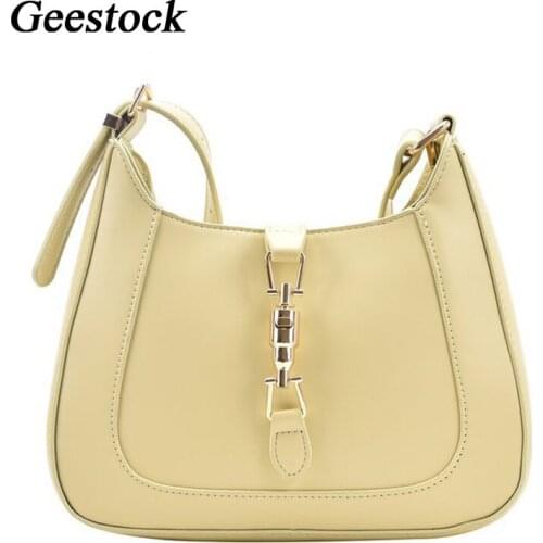 Geestock Womens Shoulder Bag Top Quality Purses and Handbags Luxury Fashion Crossbody Bags for Laides Underarm Bag