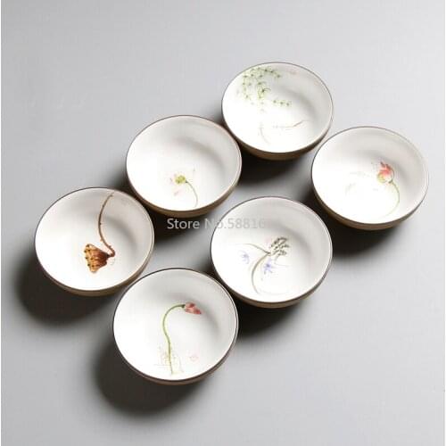 Ceramic teacups chinese teacups chinese kung fu cup set drinkware