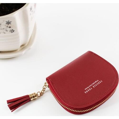 Creative Shell-type Change wallets Womens Bags Zip-up Su-simple Coin Bag Fashion Mini Student Wallet Pink Purse
