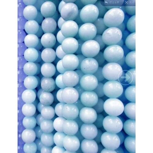 Factory price Natural Stone Round Loose Beads 16" Strand 4 6 8 10 12 MM Pick Size For Jewelry Making