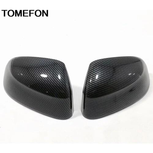 TOMEFON For BMW X3 G01 2018 2019 X4 G02 X5 G05 X7 G07 Side Door Wing Rear View Mirror Cap Cover Trim Exterior Accessories ABS