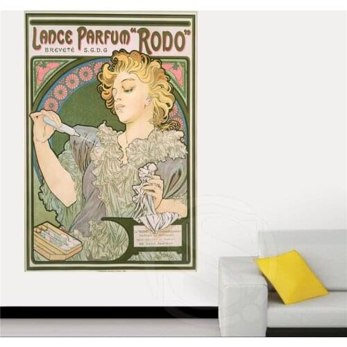 Hot! Alphonse Mucha Canvas Silk Poster for Home Decor painting Art Custom Print Picture SQ0513-ZHH001