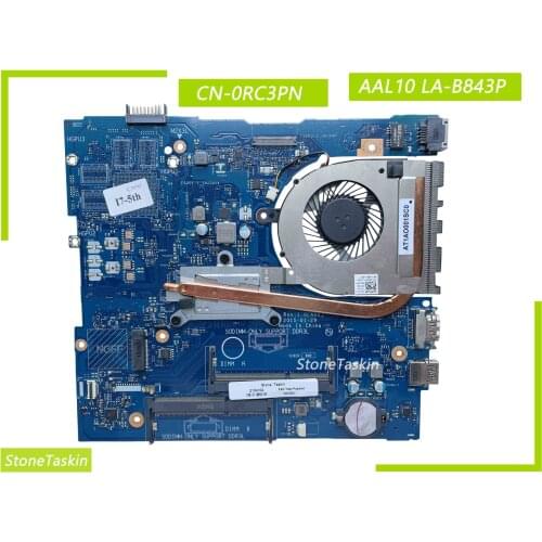 Best Value CN-0RC3PN for Dell Inspiron 15 5458 5558 Laptop Motherboard AAL10 LA-B843P DDR3L 100% Tested