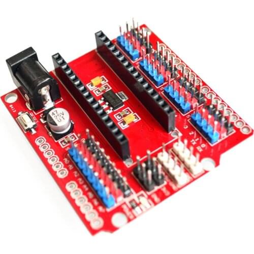 Multi-Function Nano Shield Expansion Board for Electric DIY SCM - Orange + Black (NANO SHIELD) For nano 3.0