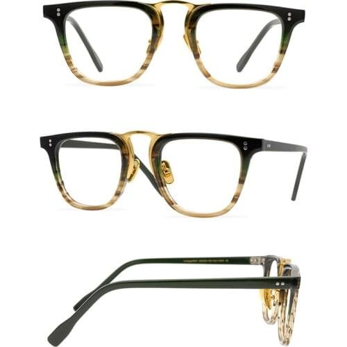Belight Optical New Arrival Fancy Vintage Retro Acetate OLIVER GOLDSMITH NOMAD 49 Spectacle Frame Precription Lens 9561
