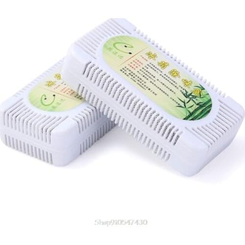 2 Box Refrigerator Air Purifier Bamboo Charcoal Activated Carbon Box Odour Absorber Closet Deodorant Freezer Deodorizer Smell D