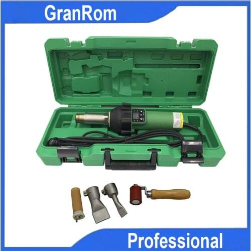 1600W Heating Gun Plastic Welding Gun Digitally Controlled Roofing Welding Hot Air Gun With Roofing kit