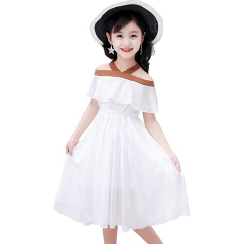 Girl Dresses Patchwork Party Dress For Girls Summer Child Dress Casual Style Clothes For Girls 6 8 10 12 14