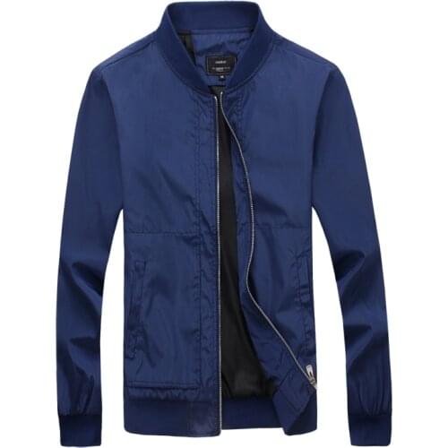 Casual work wear nice Jacket Mens Outwear Baseball Jacket Flight Bomber Coat Mens Spring Autumn Army Green Military Streetwear