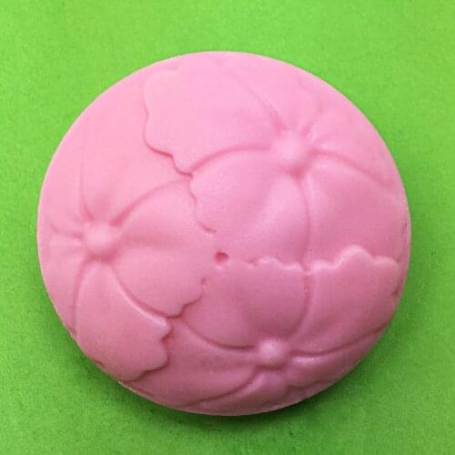 High quality Silicone mould round shape Lotus leaf mold Handmade soap Incense resin clay craft mol DIY tool