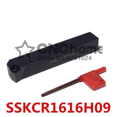 SSKCR1616H09/ SSKCL1616H09 Toolholder 16*16MM CNC turning tool holder, 75 degrees External turning tools, Lathe cutting tools