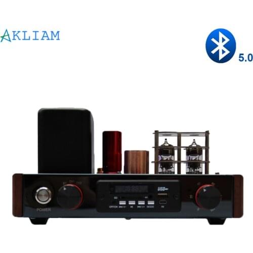 AkLIAM Pure Class A 6H3N Tube Preamp Classic HiFi Fever Line Pre Amplifier Refer to Matisse with Bluetooth 5.0 Remote Control