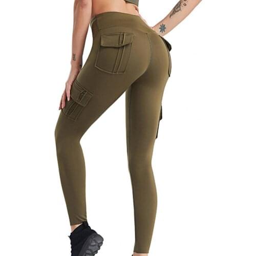 3 Color Women Sweatpants Butt Lift Quick Dry Sporty Trousers Pockets High Waist Pants Leggings Fitness Slim Pants Жаночыя штаны
